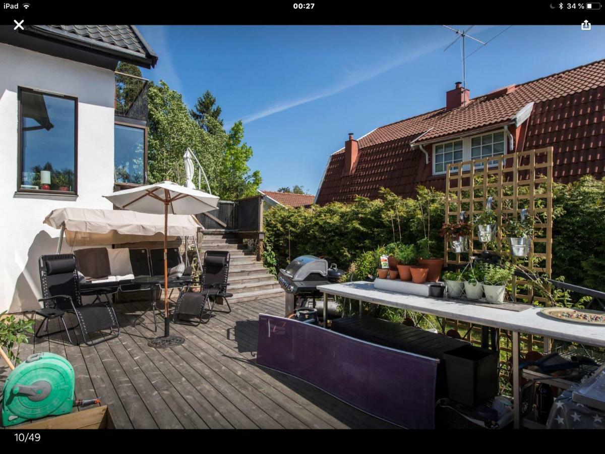 Lagenhet I Villa Pa Fornudden Tyreso Bagian luar foto